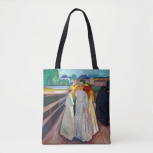 Edvard Munch - Flickorna på bron 1903 Tygkasse