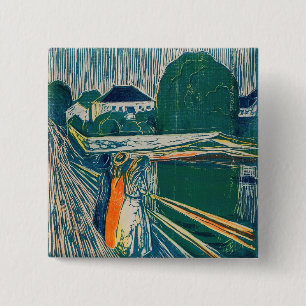 Edvard Munch - Flickorna på bron, Litograf Knapp
