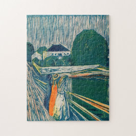 Edvard Munch - Flickorna på bron, Litograf Pussel