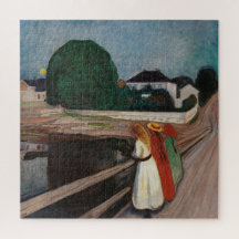 Edvard Munch - Flickorna på bron Pussel