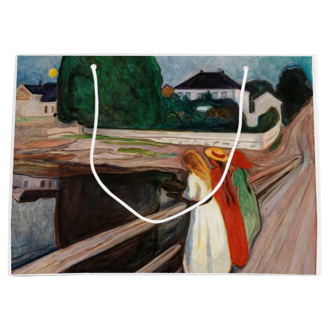 Edvard Munch - Flickorna på bryggan (Framsidan)