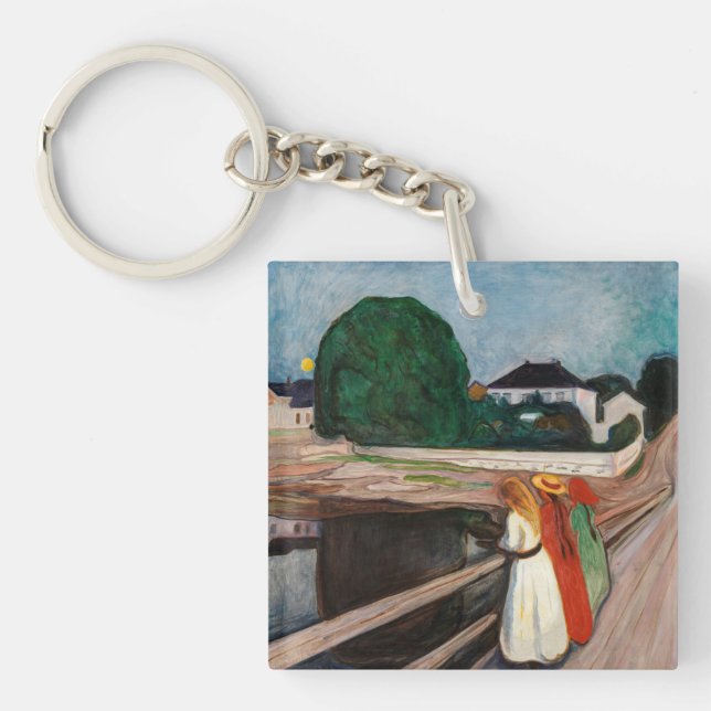 Edvard Munch - Flickorna på bryggan (Framsidan)
