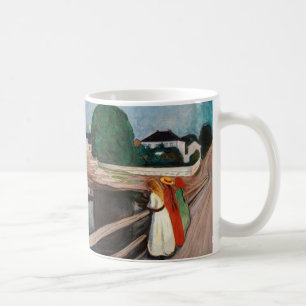 Edvard Munch - Flickorna på bryggan Kaffemugg