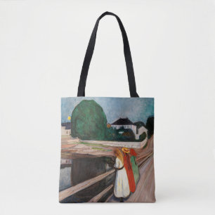 Edvard Munch - Flickorna på bryggan Tygkasse