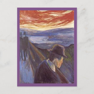 Edvard Munch, förtvivlan Vykort