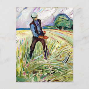 Edvard Munch Haymaker Vykort