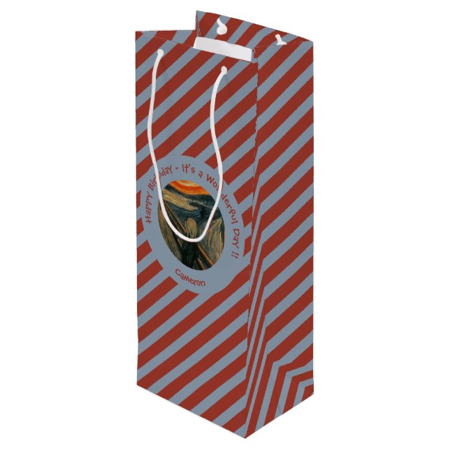 Edvard Munch, insamling av Skräm-Party-artiklar (Baksidan Vinklad)