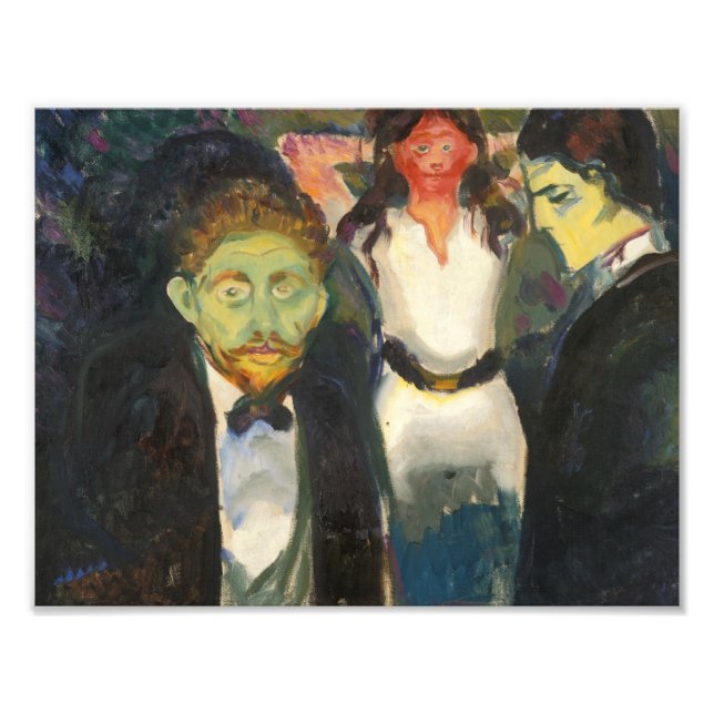 Edvard Munch - Jealousy Fototryck (Framsidan)
