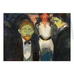 Edvard Munch - Jealousy Hälsningskort