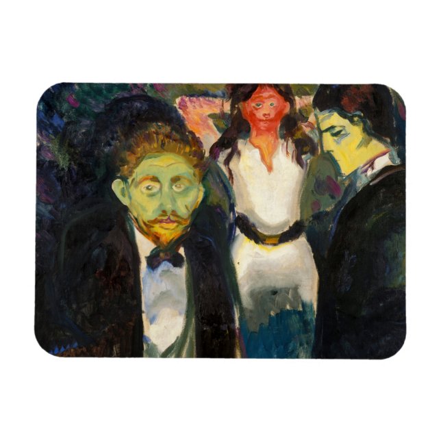 Edvard Munch - Jealousy Magnet (Horisontell)