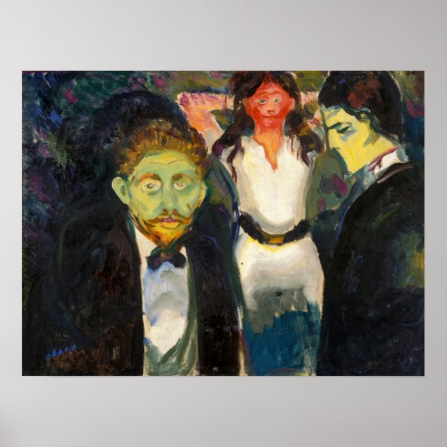 Edvard Munch - Jealousy Poster (Framsidan)