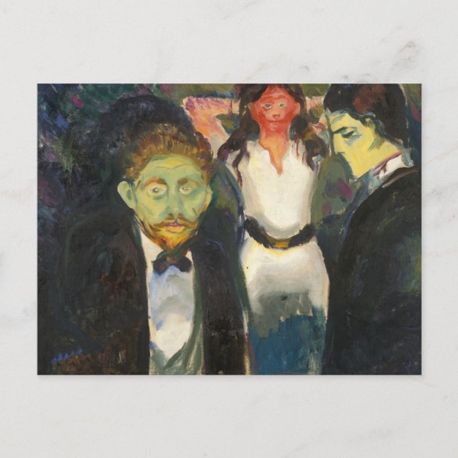 Edvard Munch - Jealousy Vykort (Framsida)