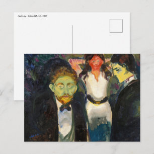 Edvard Munch - Jealousy Vykort