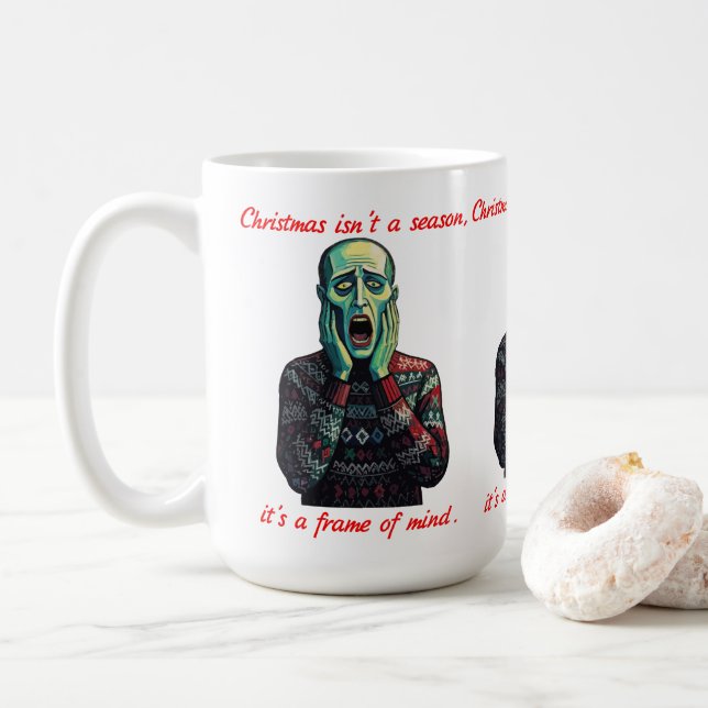 Edvard Munch Julen Är Inte En Årstid Kaffemugg (Med munk)