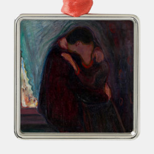 Edvard Munch - Kiss Julgransprydnad Metall