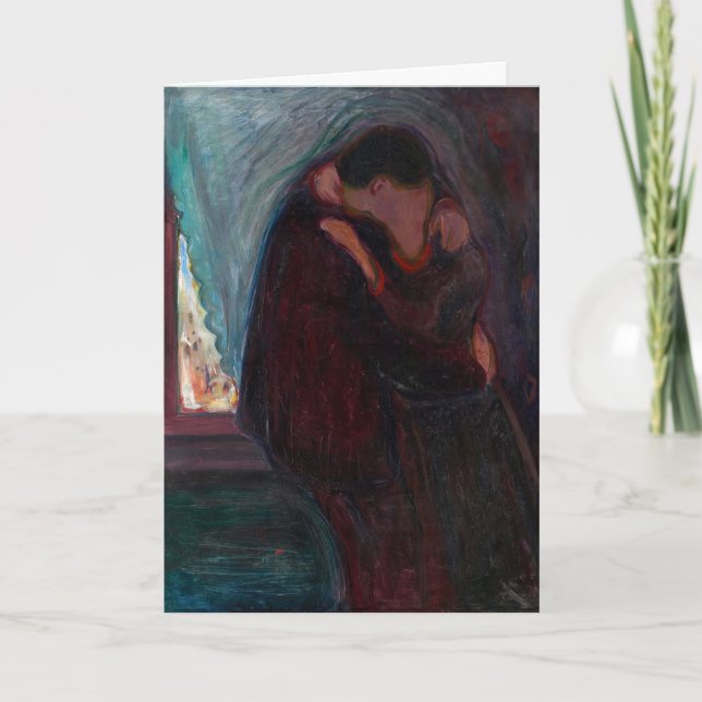 Edvard Munch - Kiss Kort (Framsida)