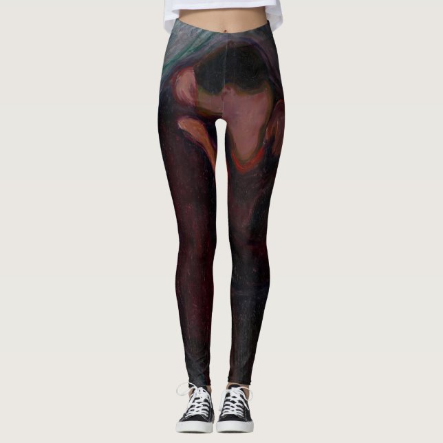 Edvard Munch - Kiss Leggings (Framsida)