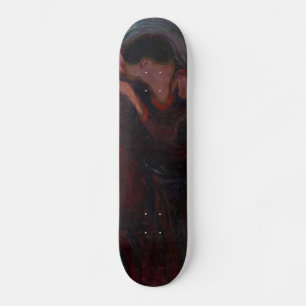 Edvard Munch - Kiss Mini Skateboard Bräda 18,5 Cm
