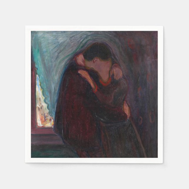 Edvard Munch - Kiss Pappersservett (Framsidan)