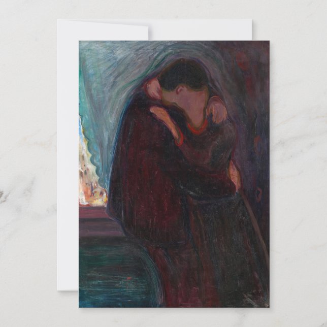 Edvard Munch - Kiss Tack Kort (Framsida)