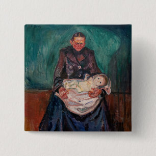 Edvard Munch - Kvinna med sjukt underordnad, arv Knapp