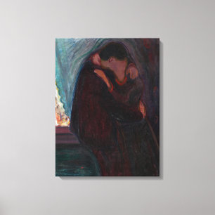 Edvard Munch - Kyssen Canvastryck