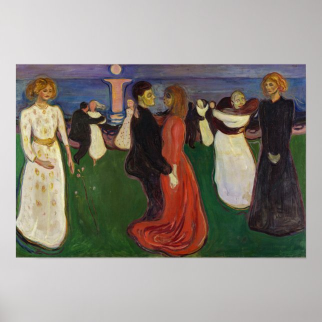 Edvard Munch - Livets dans Poster (Framsidan)