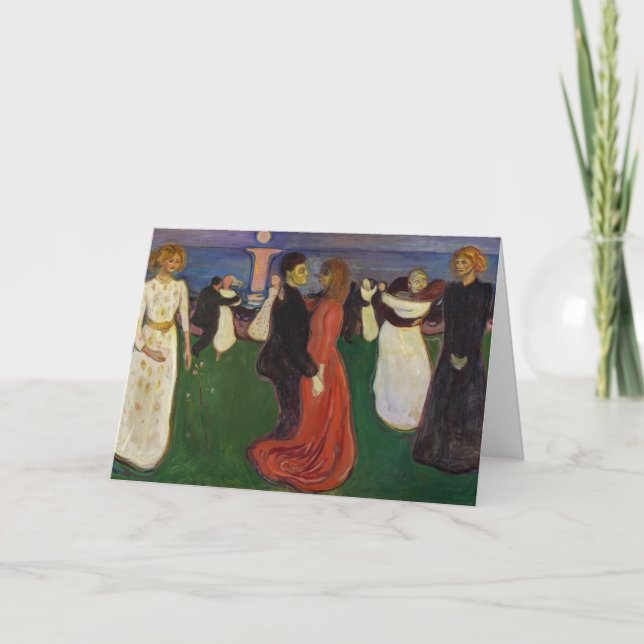 Edvard Munch - Livets härd Kort (Framsida)