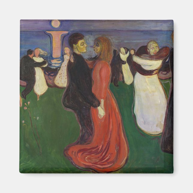 Edvard Munch - Livets härd Magnet (Framsidan)