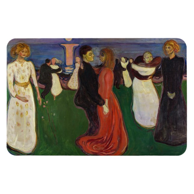 Edvard Munch - Livets härd Magnet (Horisontell)