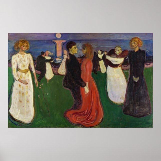 Edvard Munch - Livets härd Poster (Framsidan)