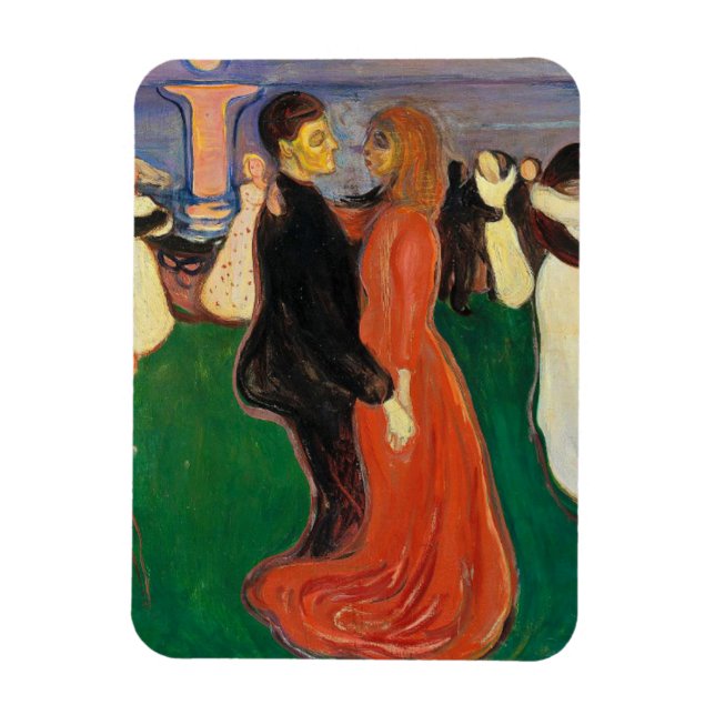 Edvard Munch - Livets utvecklingsgrad Magnet (Vertikal)