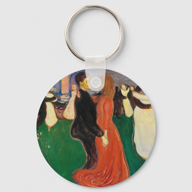 Edvard Munch - Livets utvecklingsgrad Nyckelring (Framsida)