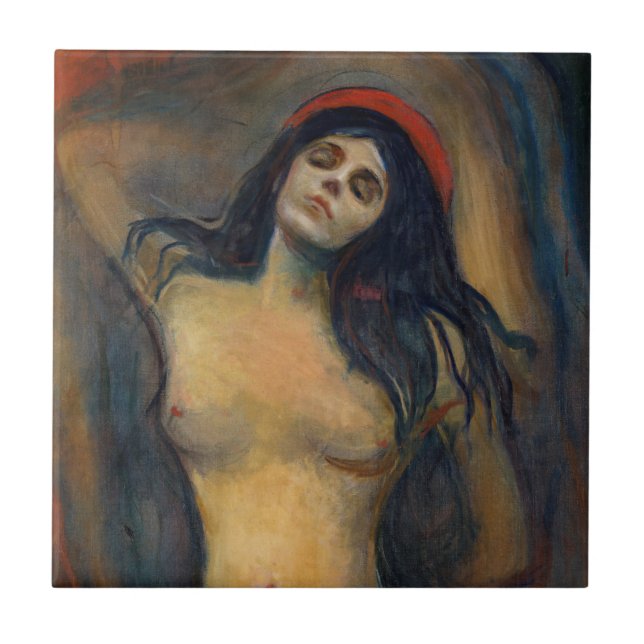 Edvard Munch - Madonna Kakelplatta (Framsidan)