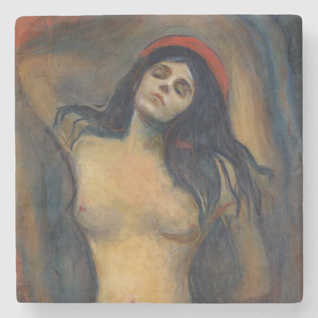 Edvard Munch - Madonna Stenunderlägg (Framsidan)