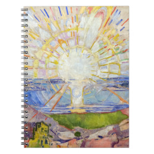 Edvard Munch - Magnetkortet Sol 1911 Anteckningsbok