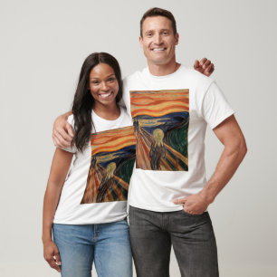 Edvard Munch målar krämen (Skrik) 1910 T Shirt