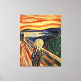 Edvard Munch, målning av konstverket Skräm Canvastryck