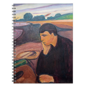 Edvard Munch - Melancholy 1894 Anteckningsbok