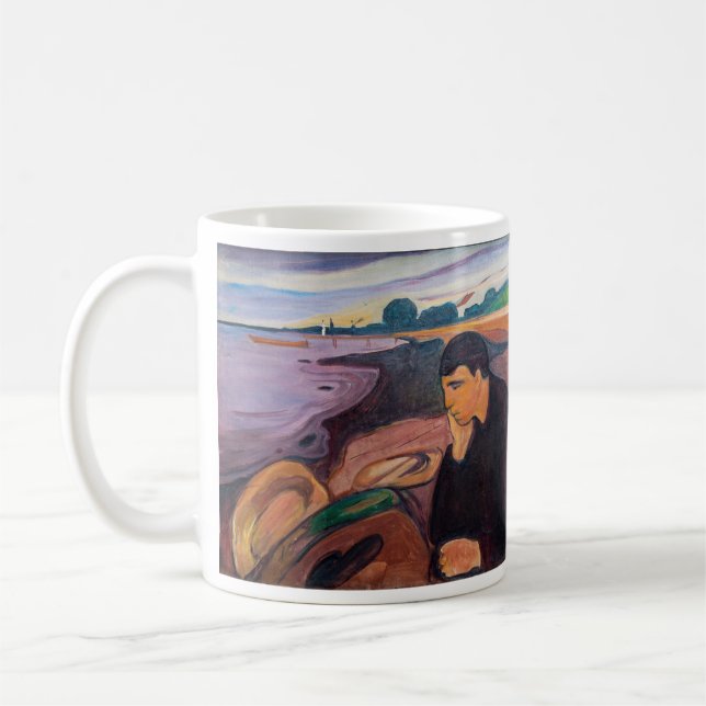 Edvard Munch - Melancholy 1894 Kaffemugg (Vänster)