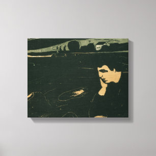 Edvard Munch - Melancholy III Canvastryck