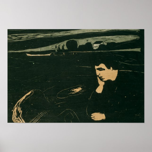 Edvard Munch - Melancholy III Poster (Framsidan)