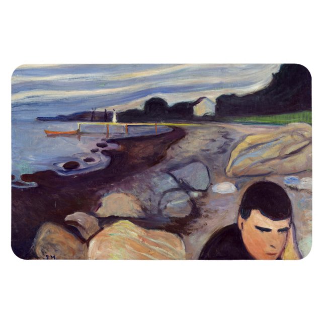 Edvard Munch - Melancholy Magnet (Horisontell)