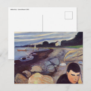 Edvard Munch - Melancholy Vykort