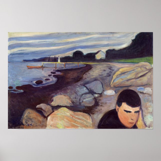 Edvard Munch - Melankoli Poster (Framsidan)