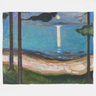 Edvard Munch - Moonlight Fleecefilt