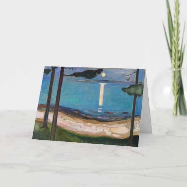 Edvard Munch - Moonlight Kort (Framsida)