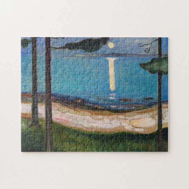 Edvard Munch - Moonlight Pussel (Horisontell)
