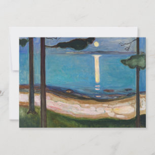 Edvard Munch - Moonlight Tack Kort