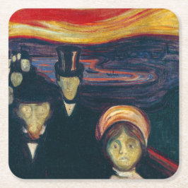 Edvard Munch - Oro Underlägg Papper Kvadrat
